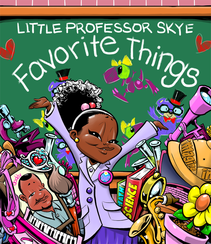 Little Professor Skye – Favorite Things - Hardcover Book